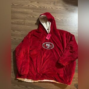 San Francisco 49ers Reversible Big Logo Hoodeez